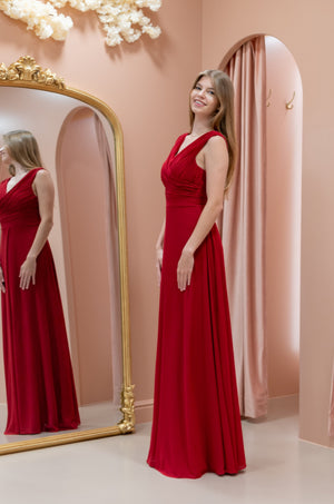 In Fashion Dress - Cherry Red