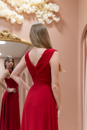 In Fashion Dress - Cherry Red