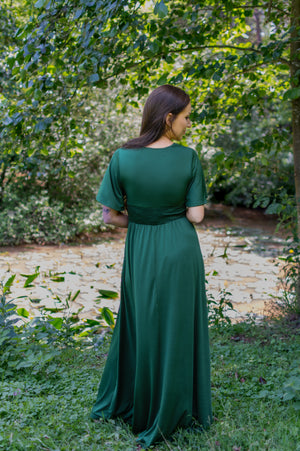 Elegant Vibe Maxi Dress - Green