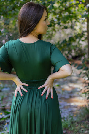 Elegant Vibe Dress - Green