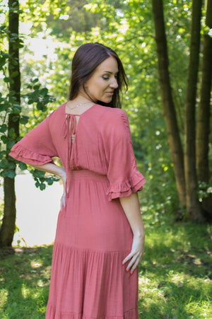 Gorgeous Maxi Dress - Old Pink