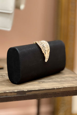 Leaf Clutch - Black