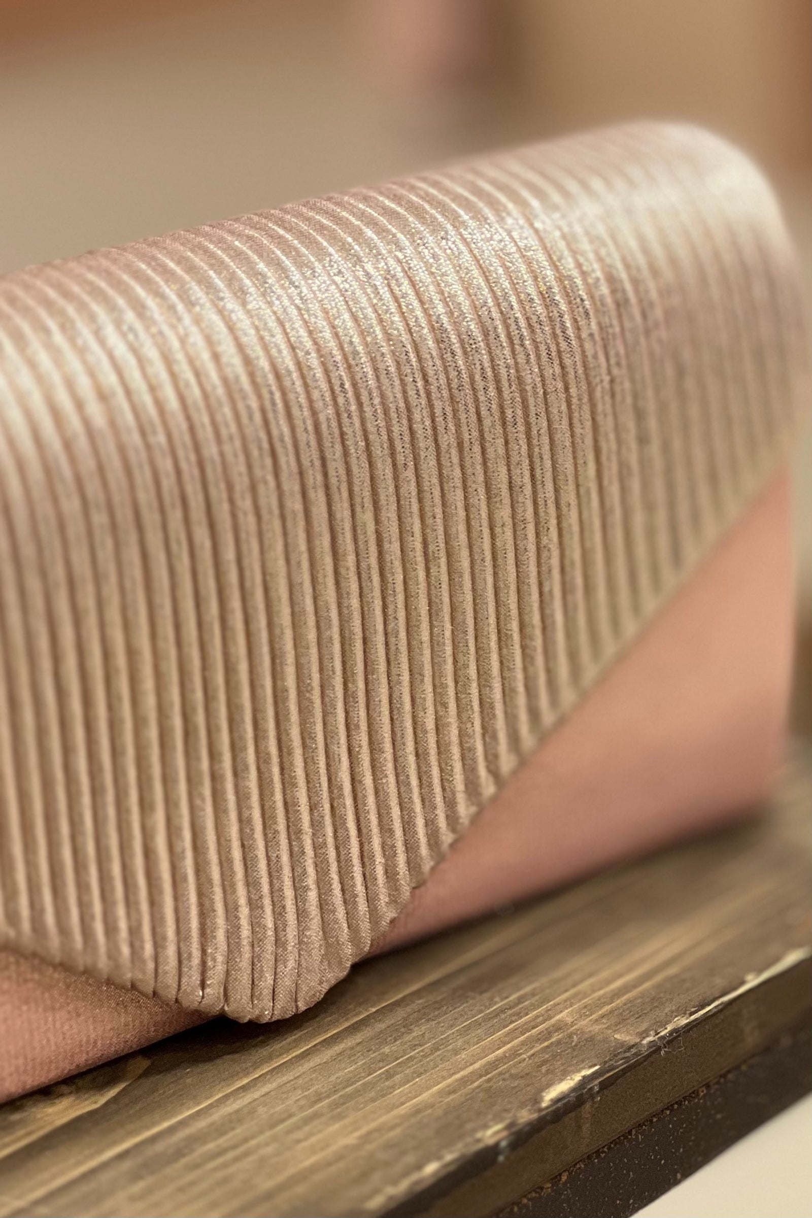 Striped Clutch - Pink