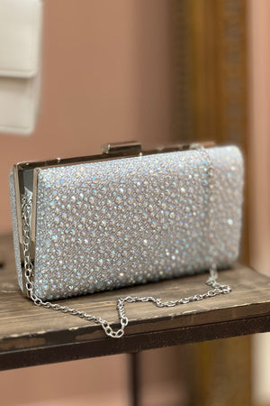 Drama Clutch - Silver