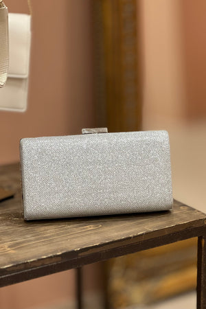 Drama Clutch - Silver