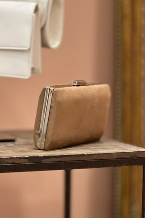 Basic Clutch - Cognac Brown