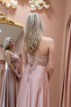 Aurora Dress - Old Pink