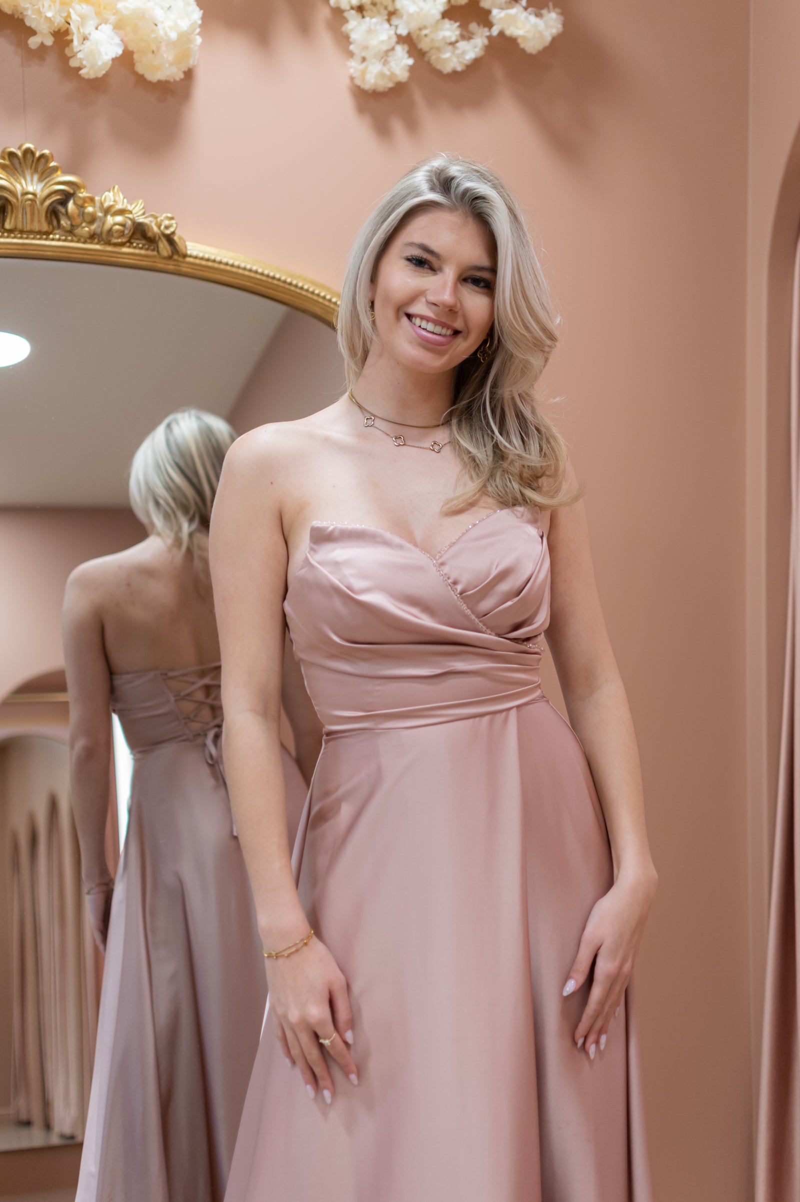 Aurora Dress - Old Pink