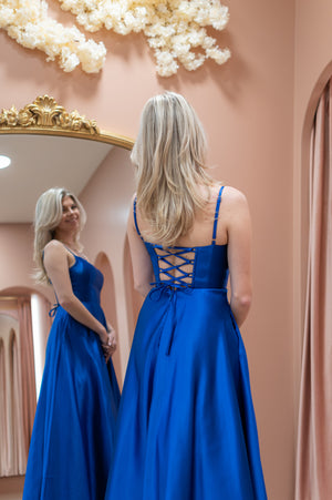 Dance Dress - Bright Blue