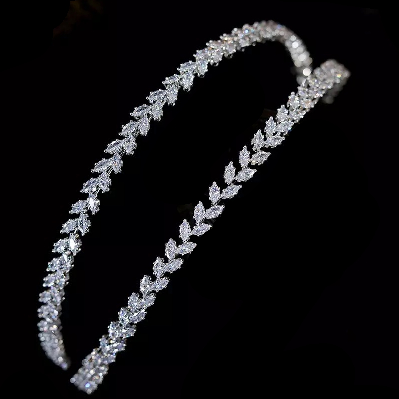 Glam Headpiece - Silver & Zirconia