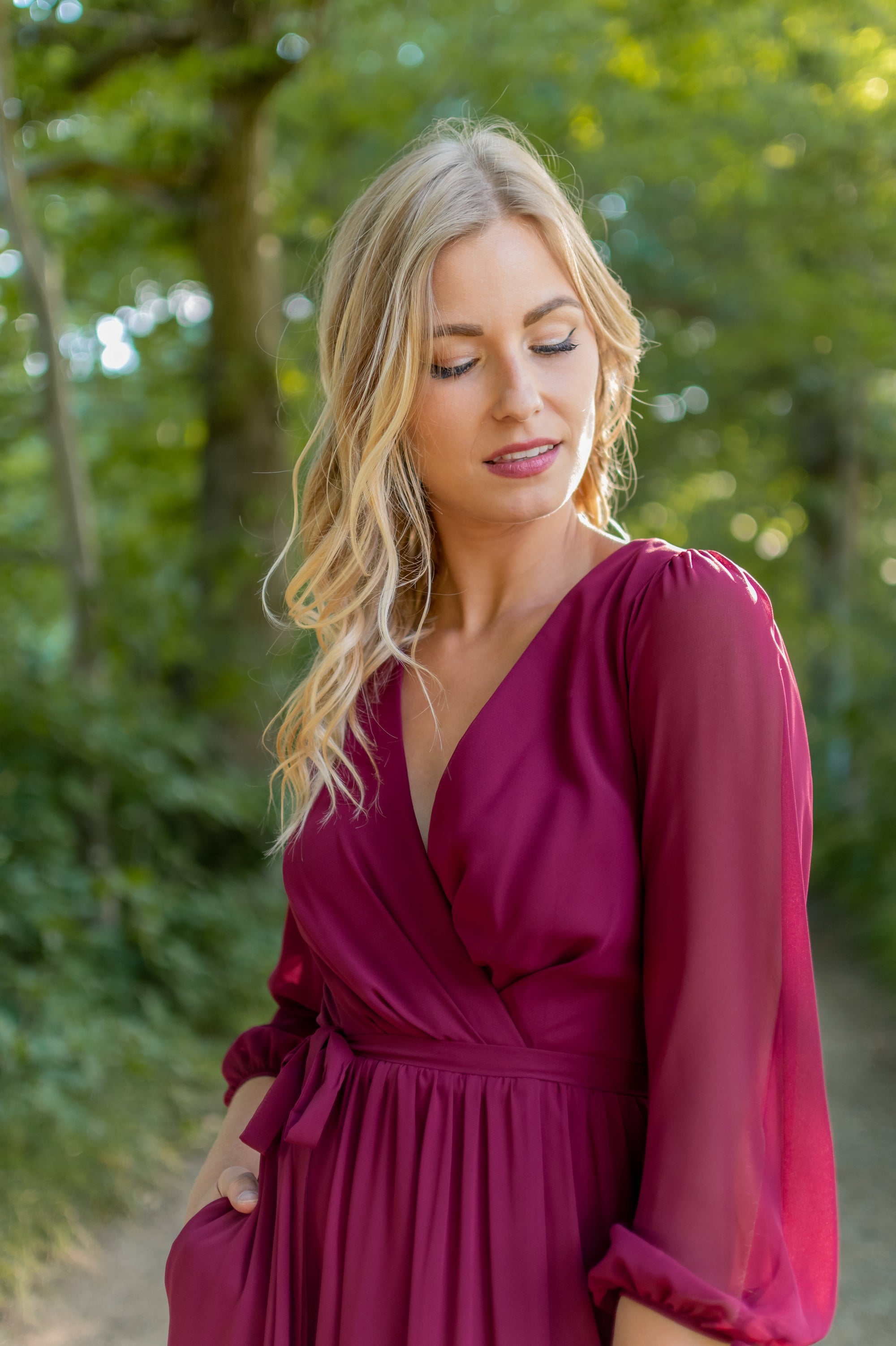 Dashing Dress - Bordeaux