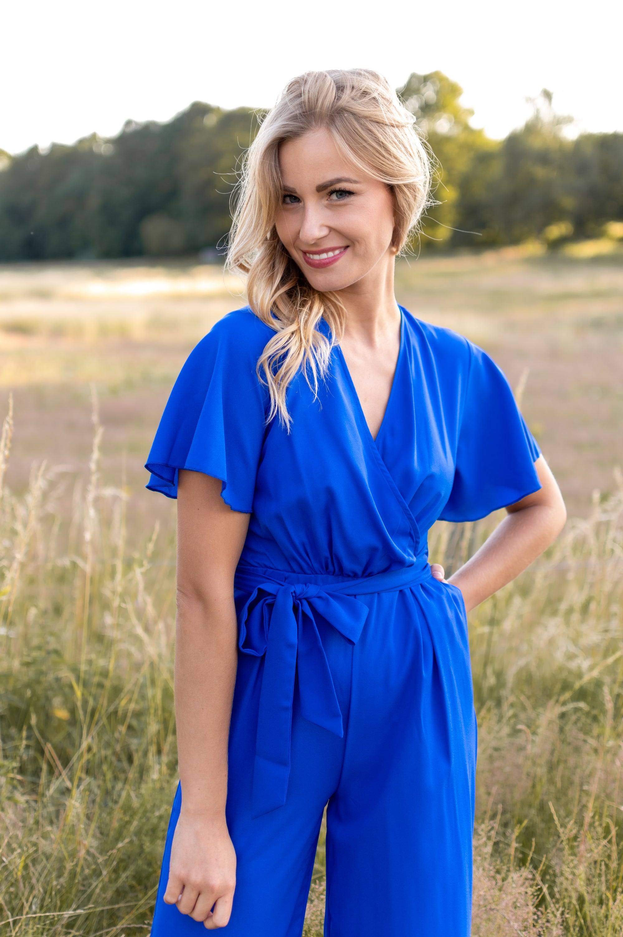 Joy Jumpsuit -  Bright Blue (alleen online te koop, niet in de winkel)