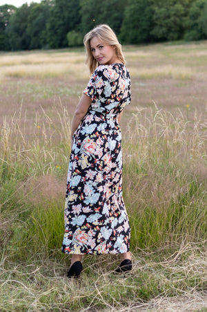Verano Dress - Black Floral (alleen online te koop, niet in de winkel)