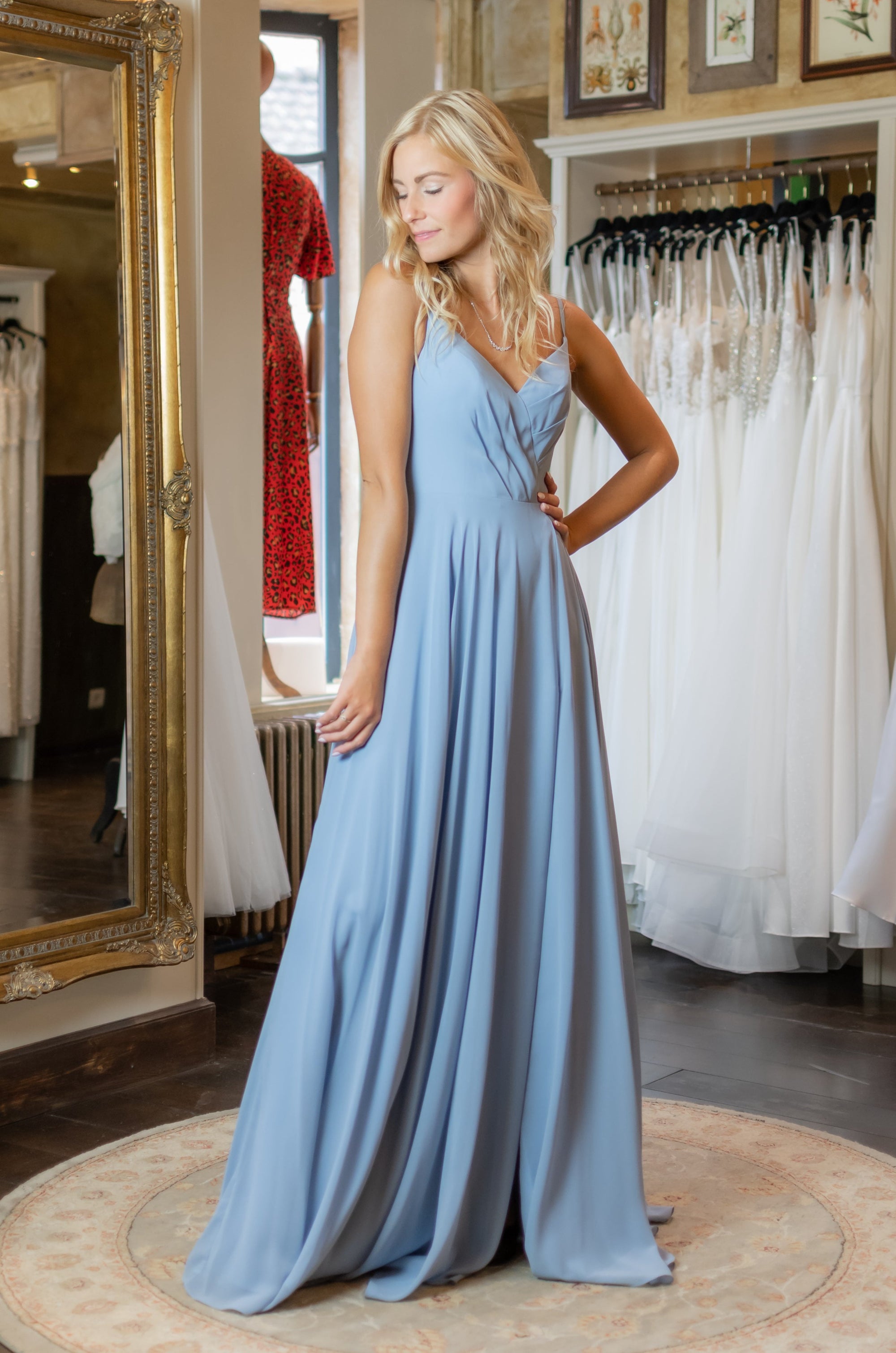 Total Crush Dress - Pastel Blue