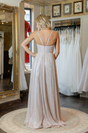 Pastel Plissé Dress - Shimmering Pink (alleen online te koop, niet in de winkel)