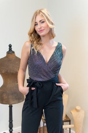Precious Jumpsuit - Black & Silver (alleen online te koop, niet in de winkel)