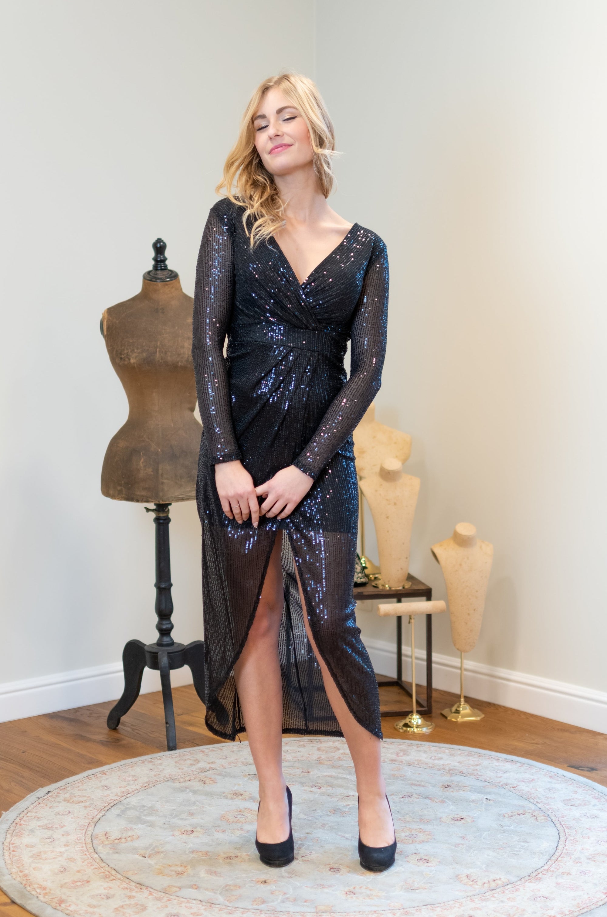 Hello Sparkles Dress - Black (alleen online te koop, niet in de winkel)