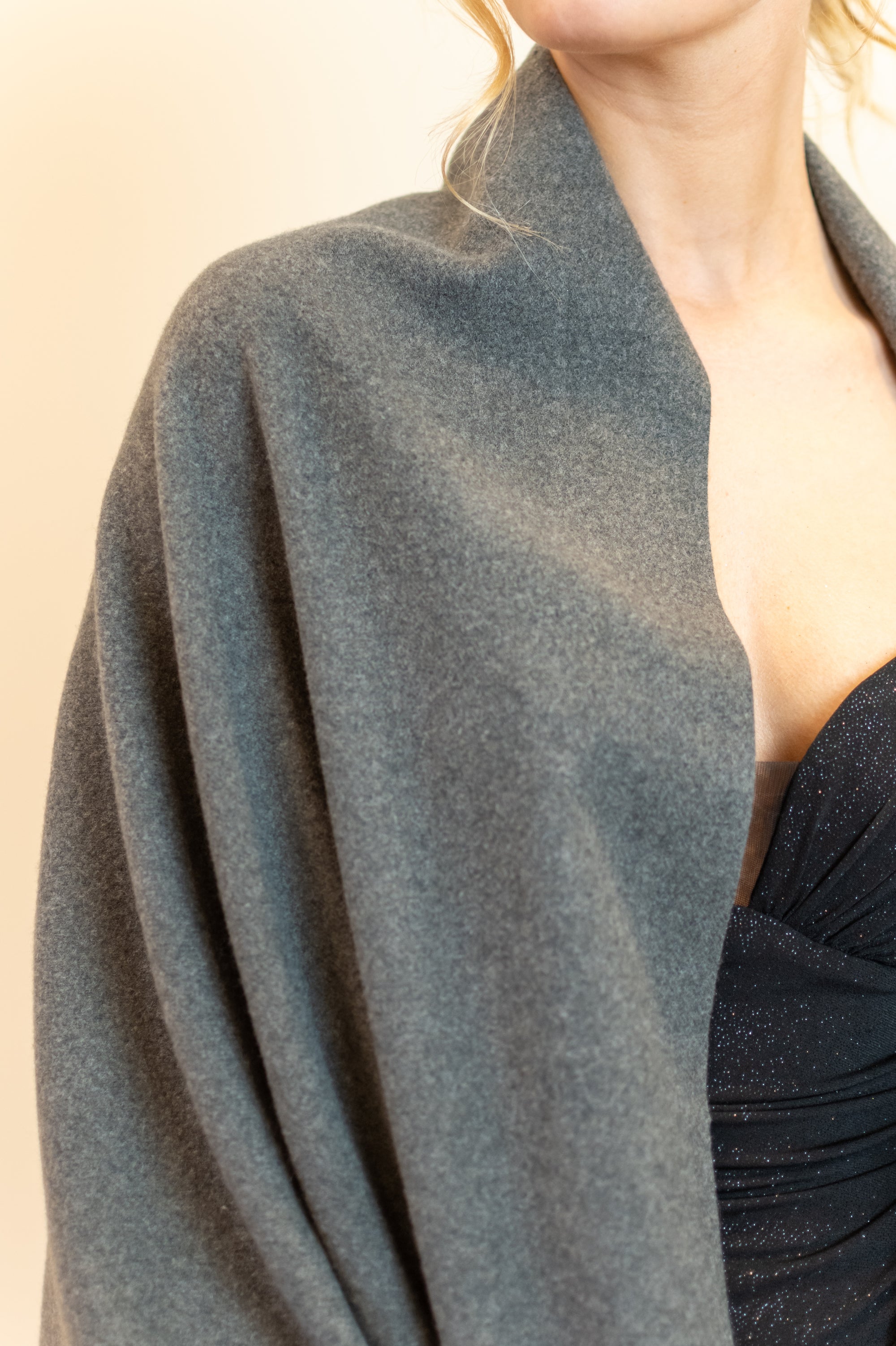 Wrap Around Sjaal - Dark Grey