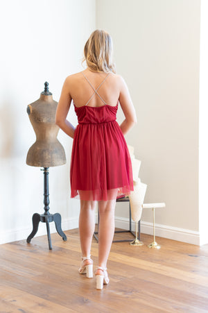 Jewel Dress - Bordeaux