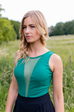 Sheer Jumpsuit - Black & Green (alleen online te koop, niet in de winkel)