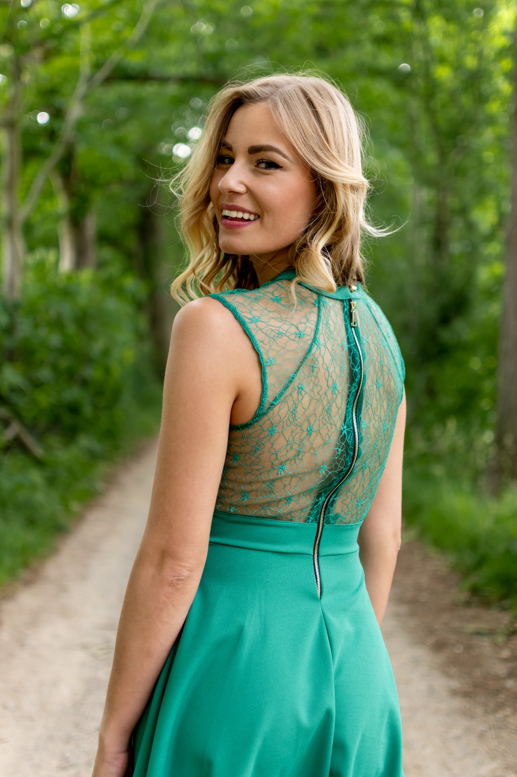Date Night Dress - Green (alleen online te koop, niet in de winkel)