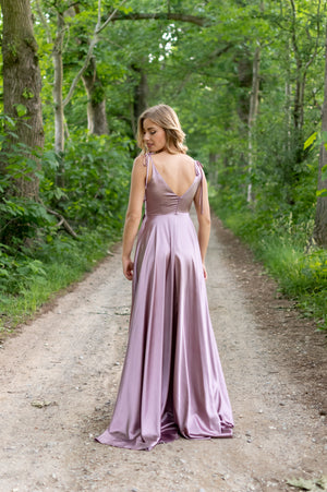 Shimmer Dress - Mauve