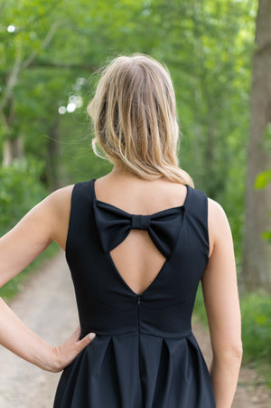 Bow Dress - Black