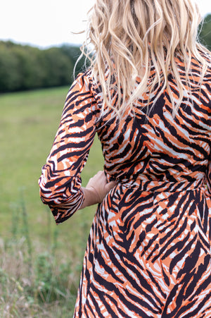 The Perfect Shirt Dress - Zebra