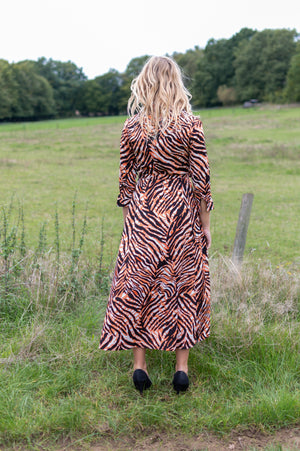 The Perfect Shirt Dress - Zebra