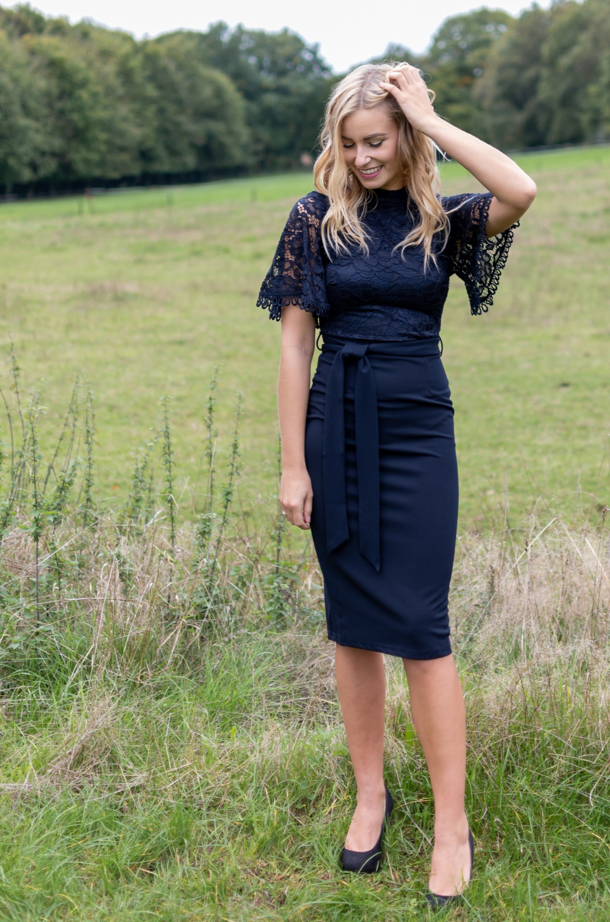 Midnight Blues Dress - Navy