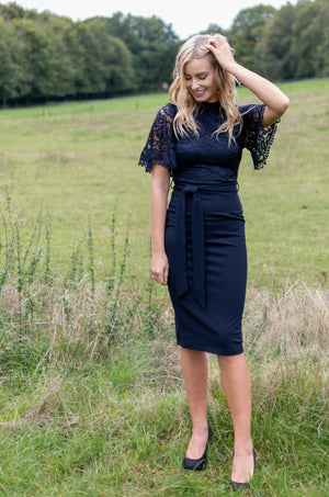 Midnight Blues Dress - Navy