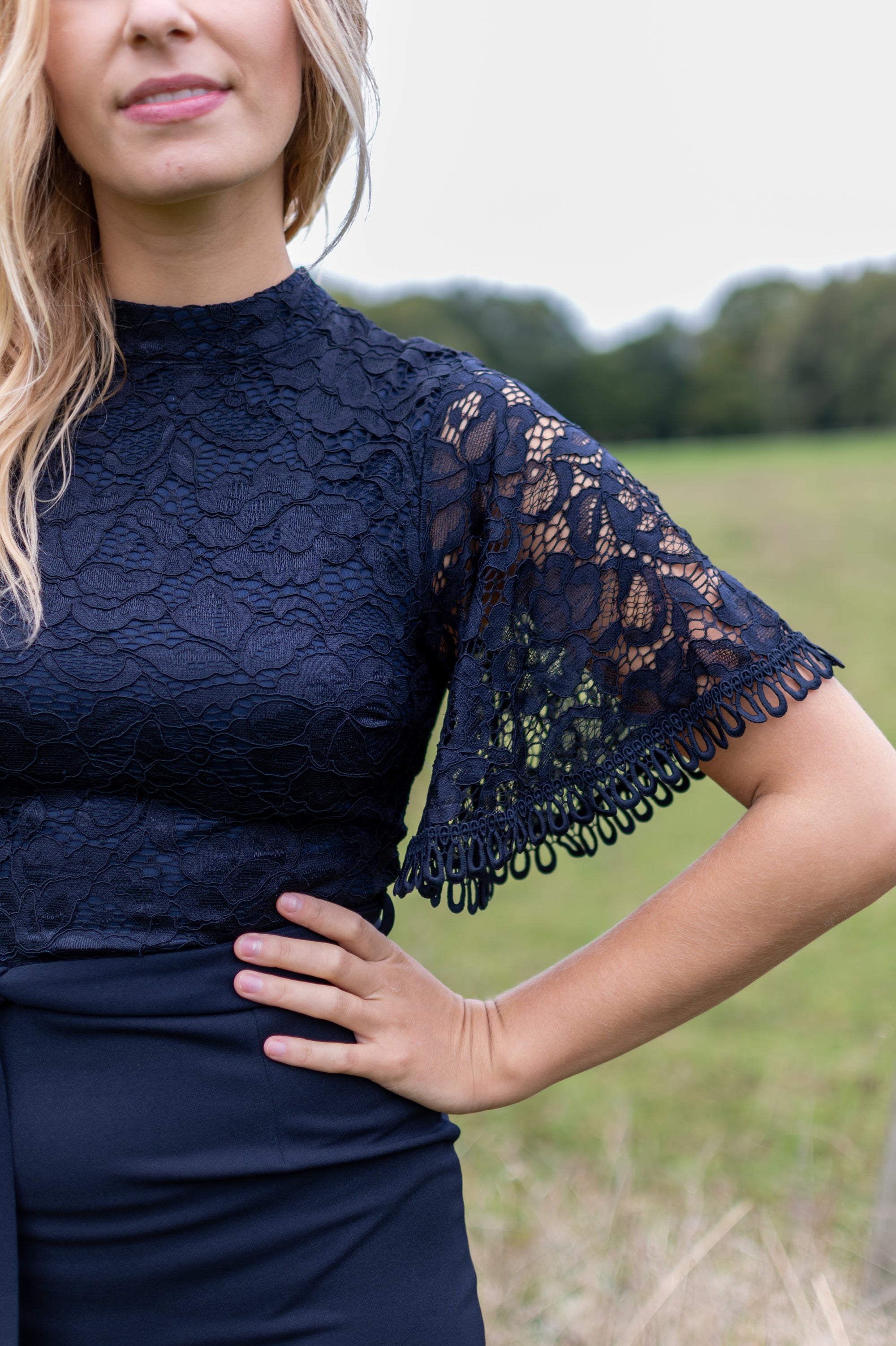 Midnight Blues Dress - Navy