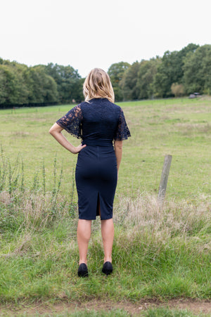 Midnight Blues Dress - Navy