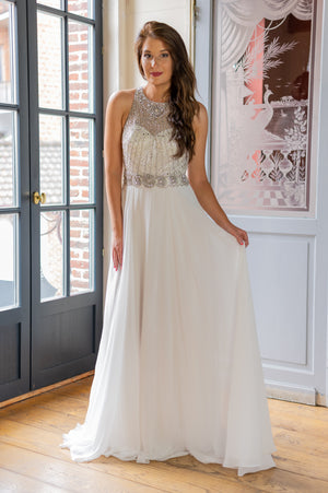 Embellished Dress - Ivory (alleen online te koop, niet in de winkel)