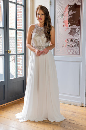 Embellished Dress - Ivory (alleen online te koop, niet in de winkel)
