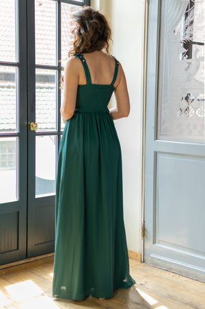 Catch The Bouquet Dress - Green