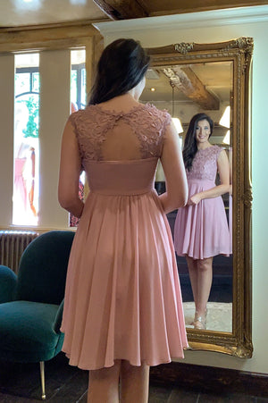 Love & Lace Dress - Old Pink