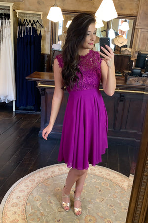 Love & Lace Dress - Purple
