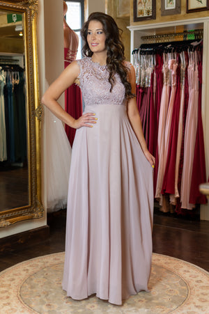 Dreamy Dress - Taupe (alleen online te koop, niet in de winkel)