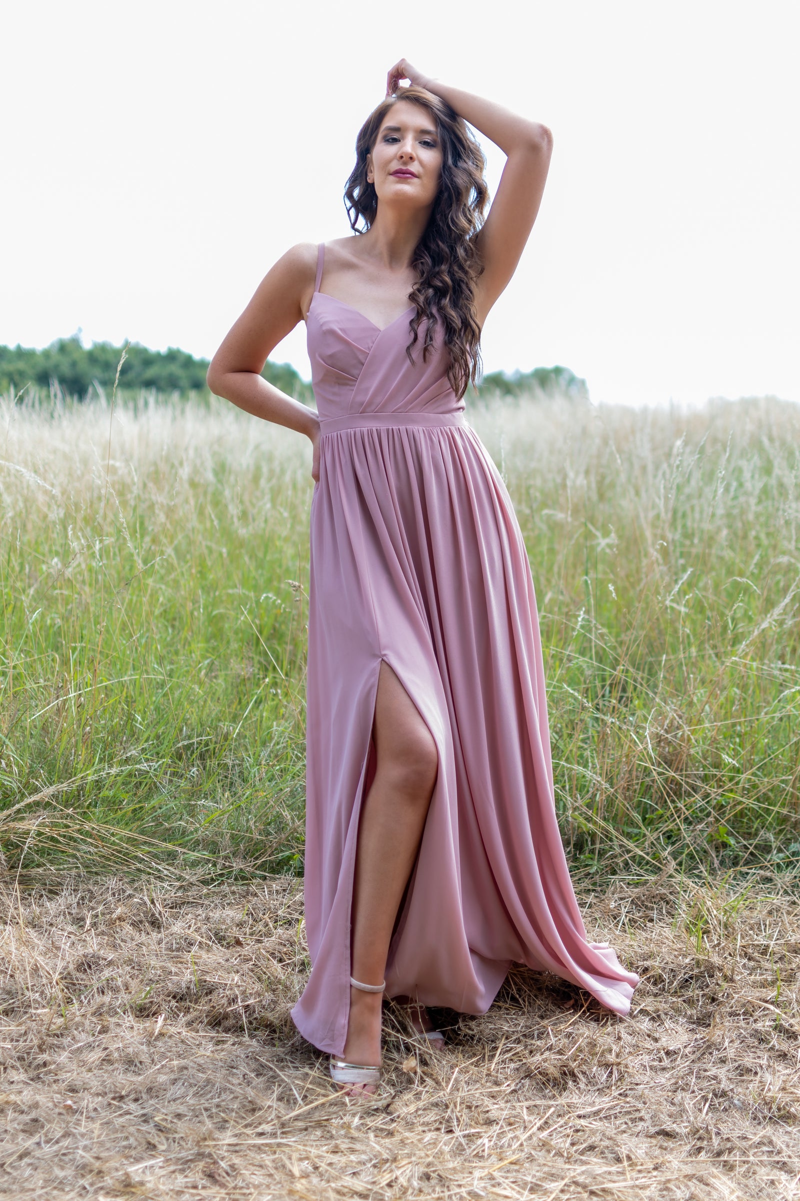 Fall In Love Dress - Old Pink