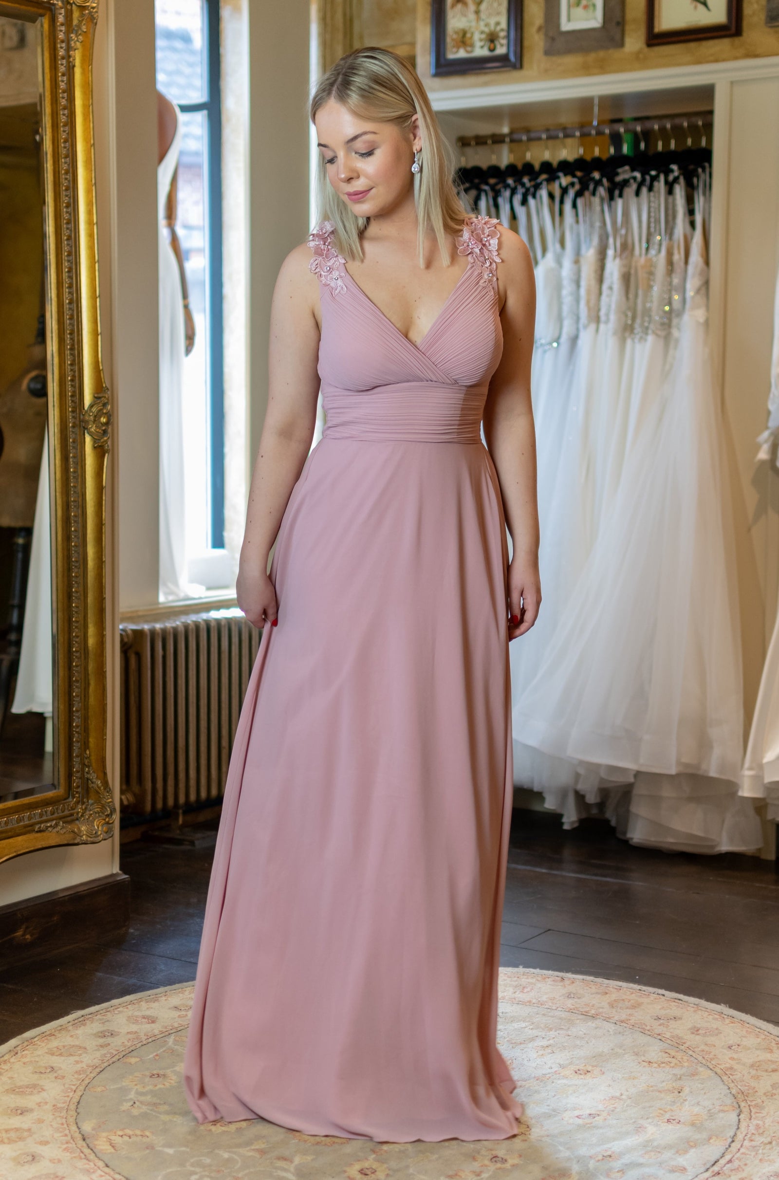 Catch The Bouquet Dress - Old Pink