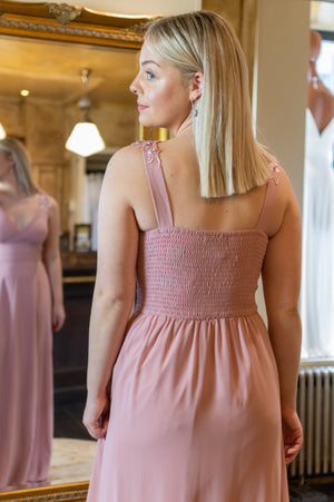 Catch The Bouquet Dress - Old Pink