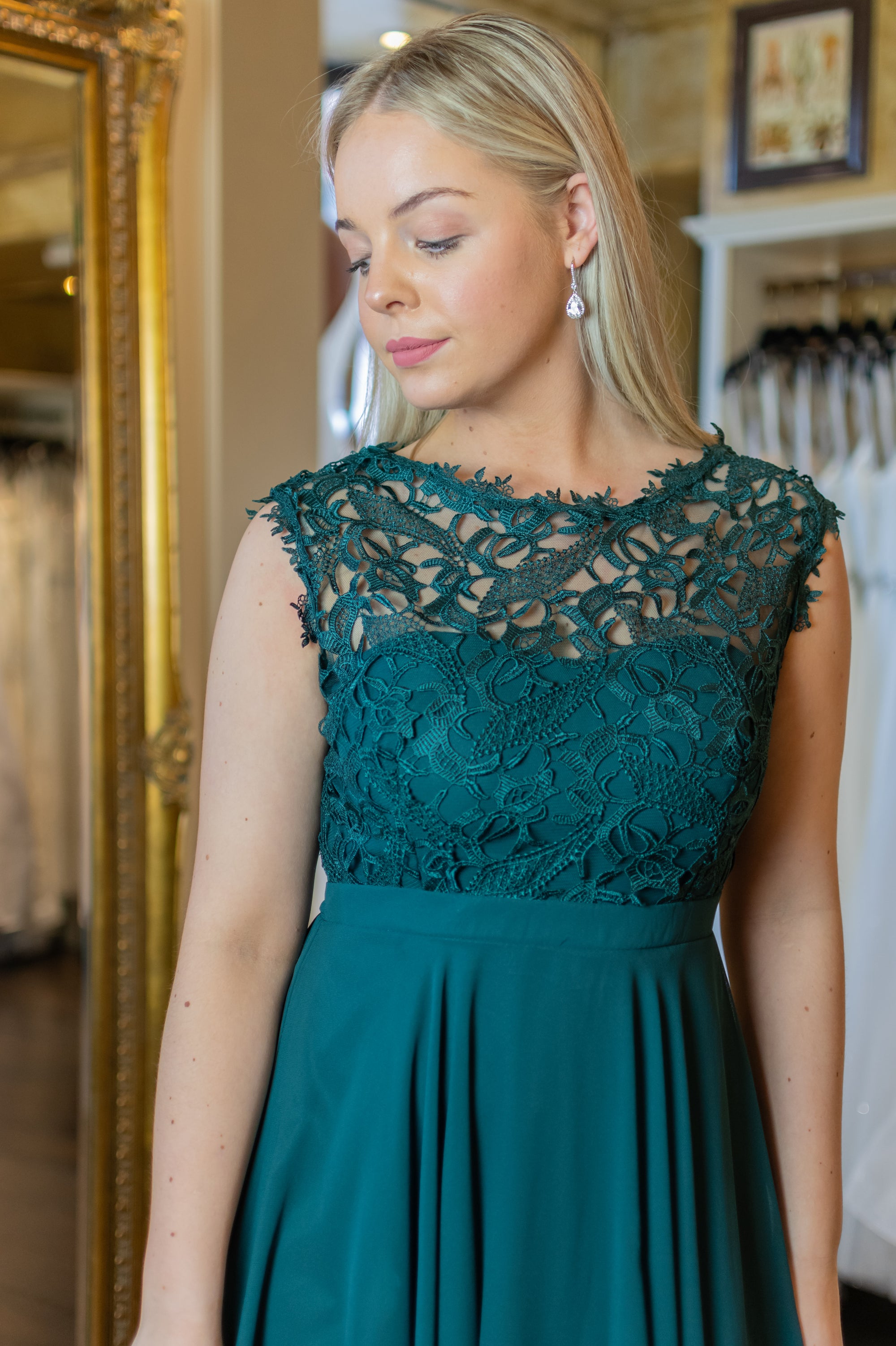 Love & Lace Dress - Green (alleen online te koop, niet in de winkel)
