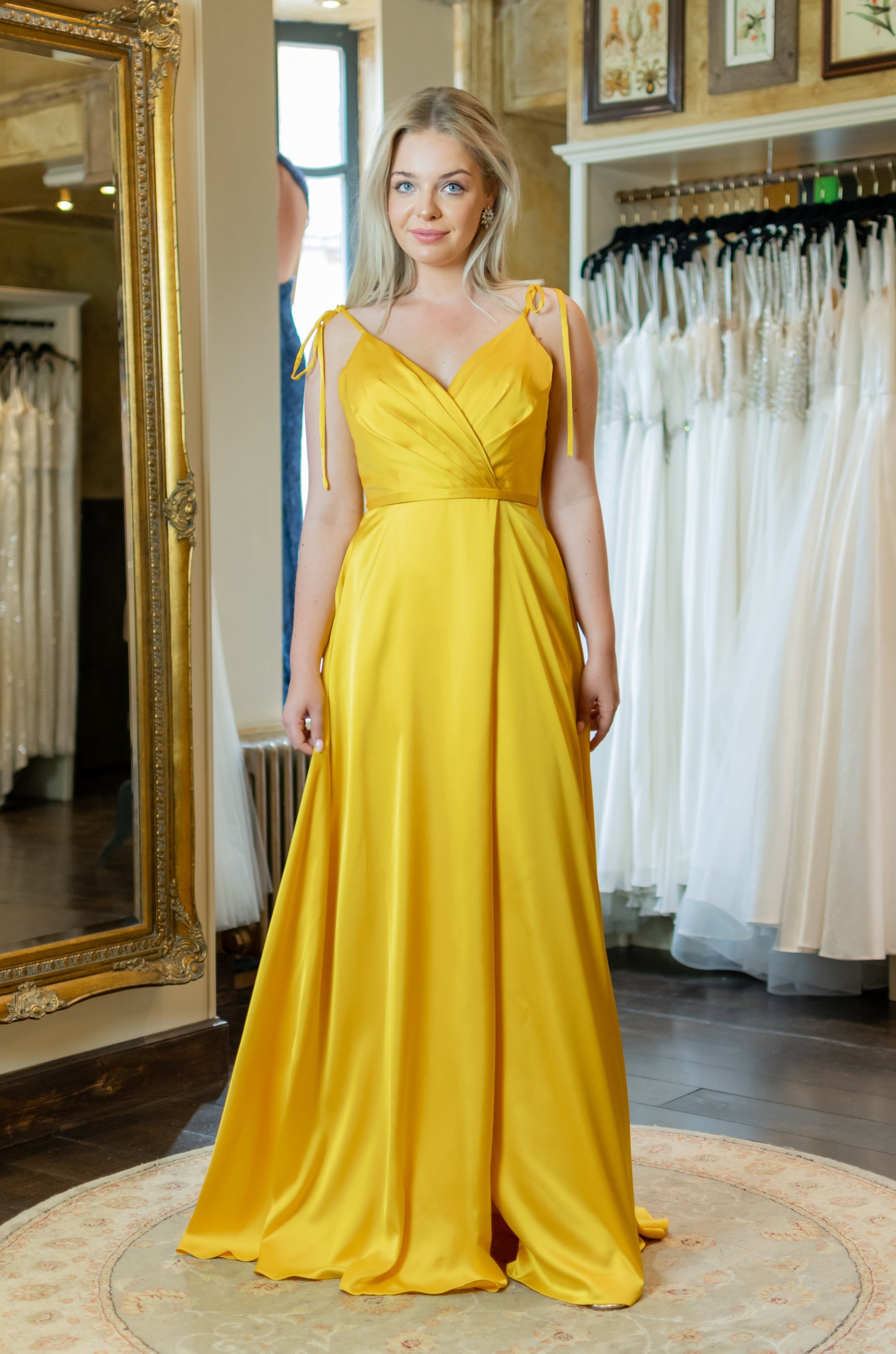 Joy Dress - Bright Yellow (alleen online te koop, niet in de winkel)