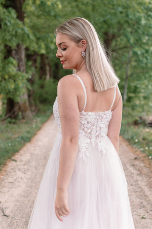 Rose Dress - Ivory White