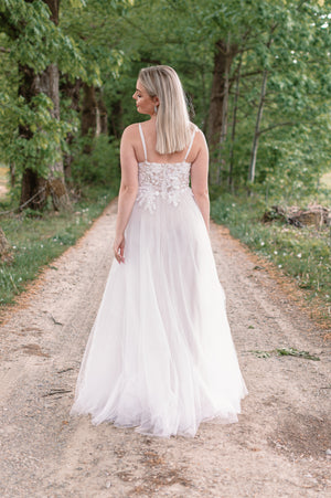 Rose Dress - Ivory White