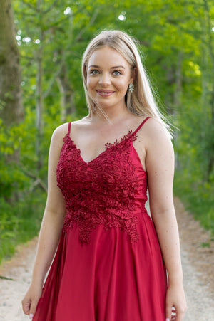 Precious Dress - Cerise Red