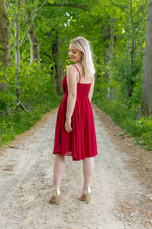 Precious Dress - Cerise Red