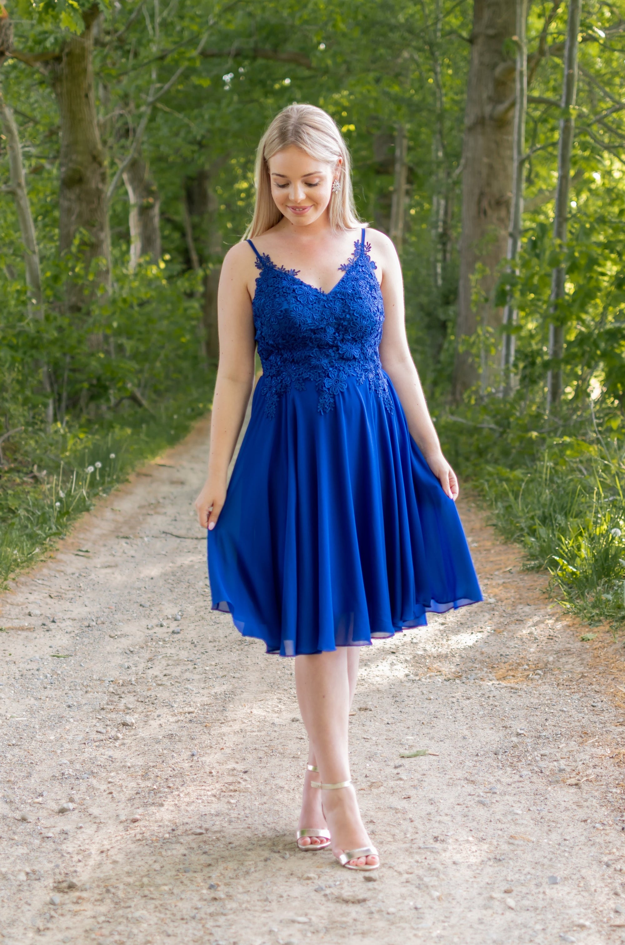 Precious Dress - Bright Blue