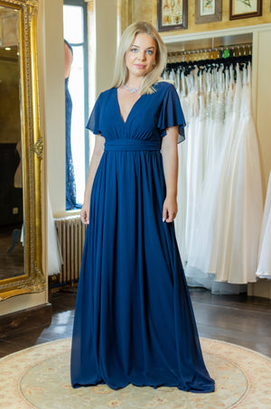 Perfect Evening Dress - Navy Queen Size